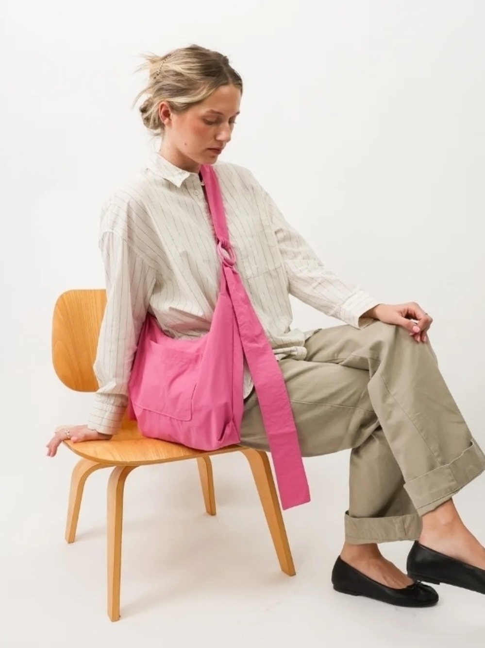 Thread Bubblegum -Slouchy Shoulder Baghoulder Tote Bag
